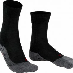 FALKE TK5 Wander Wandelsokken Mid-rise Zacht Thermisch Anti-blaar Antizweet Zonder Motief Met Elastische Boord Warm Admend Merinowol Zwart Heren Sportsokken - Maat 44-45 -Isoproducts Gecertificeerd winkel 550x496 3