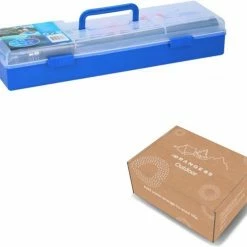 Orange85 Viskoffer Met Accessoires - 46x13x8 Cm - Gevuld - Vishengelset - Kunstaas - Vishaakjes - Visloodjes - Dobbers - Spinner -Isoproducts Gecertificeerd winkel 550x496 4