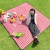 Fuegobird- Picknickdeken-200 X 200 Cm-Stranddeken- Opvouwbare Campingdeken- Waterdicht- Zanddichte Picknickmat- Draagbare Tuin-strandmat- Machinewasbaar- Voor Kamperen- Tuin- Park- Strand-geschikt Voor Kinderen's Kruipdeken (rood) -Isoproducts Gecertificeerd winkel 550x503 8