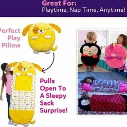Alternative view of Into Stock Happy Napper -180 Cms | Kinderslaapzak |slaapzak Junior | Nappers | Children Sleeping Bag | Kinderen Slaapzak | Super Soft 2 In 1 Fun Pillow &Sleepy For Boys | Kat Slaapzak | Zachte Slaapzak | Knuffel Slaapzak | 2 In 1 Slaapzak | Kinderen