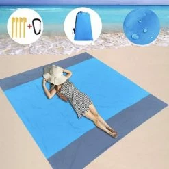 Repus - Picknickmat - Strandmat - Waterdicht - Blauw XL - Opvouwbaar - 200 X 210 10 Repus - Picknickmat - Strandmat - Waterdicht - Blauw XL - Opvouwbaar - 200 X 210 -Isoproducts Gecertificeerd winkel 550x508 5
