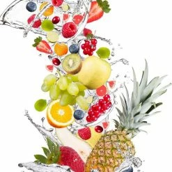 #DoYourFitness - Fruitwater Fles - »FruitInfusior« - Fruit Infuser Voor Fruitpunches / Groente Spritzers - 800ml - Turquoise -Isoproducts Gecertificeerd winkel 550x522 10