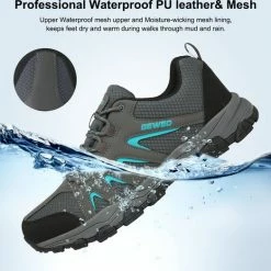 Geweo Wandelschoenen Unisex - Outdoorschoenen - Outdoor Antislip - Waterdicht En Ademend - Extra Comfort - Kerstmis - Kerstfeest - Christmas Gift - Grijs - Maat 39 -Isoproducts Gecertificeerd winkel 550x523 5