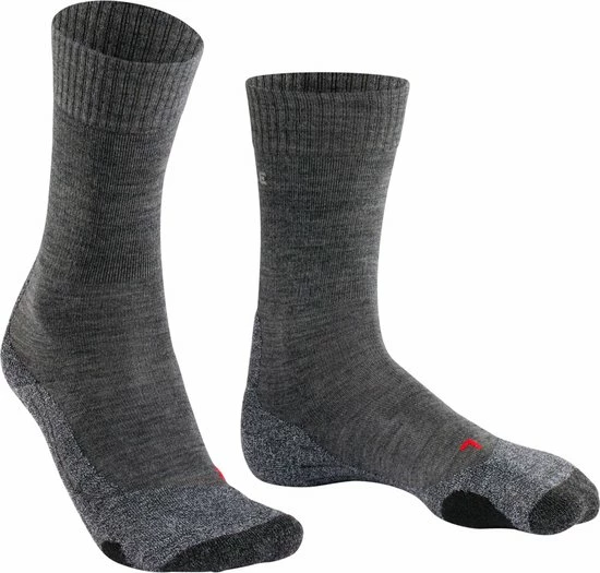 FALKE TK2 Explore Wandelsokken Warm Winter Zacht Thermisch Ademend Anti-blaar Antizweet Zonder Motief Met Elastische Boord Merinowol Grijs Dames Sportsokken - Maat 39-40 9 FALKE TK2 Explore Wandelsokken Warm Winter Zacht Thermisch Ademend Anti-blaar Antizweet Zonder Motief Met Elastische Boord Merinowol Grijs Dames Sportsokken - Maat 39-40 - Afbeelding 7
