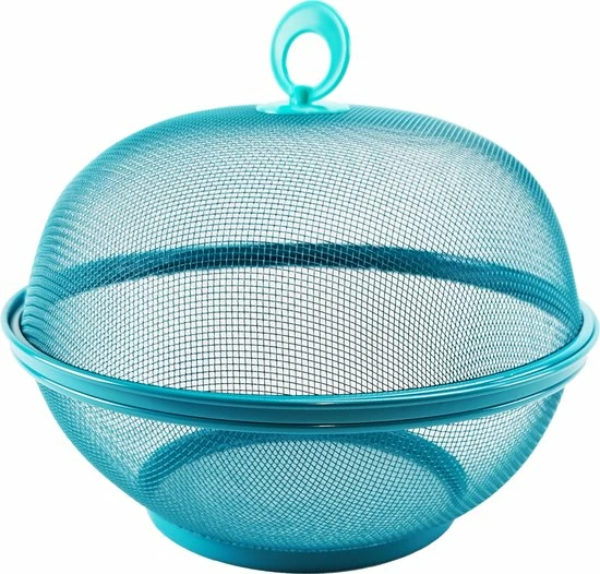 Vliegenkap Voedselkap Metaal 2 Delig - Foodcover - Set 2 Stuks Blauw En Groen - Flystopper 5 Vliegenkap Voedselkap Metaal 2 Delig - Foodcover - Set 2 Stuks Blauw En Groen - Flystopper - Afbeelding 3