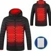 KingsPower Heated Jacket M Unisex - Incl. Powerbank - Elektrisch Verwarmde Winterjas Van Licht Polyester - Waterafstotend En Winddicht 1 KingsPower Heated Jacket M Unisex - Incl. Powerbank - Elektrisch Verwarmde Winterjas Van Licht Polyester - Waterafstotend En Winddicht -Isoproducts Gecertificeerd winkel 550x532 2
