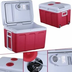 AREBOS Koelbox 40 L Auto Camping Thermo-elektrische Verwarmingsbox F 12V, 230V