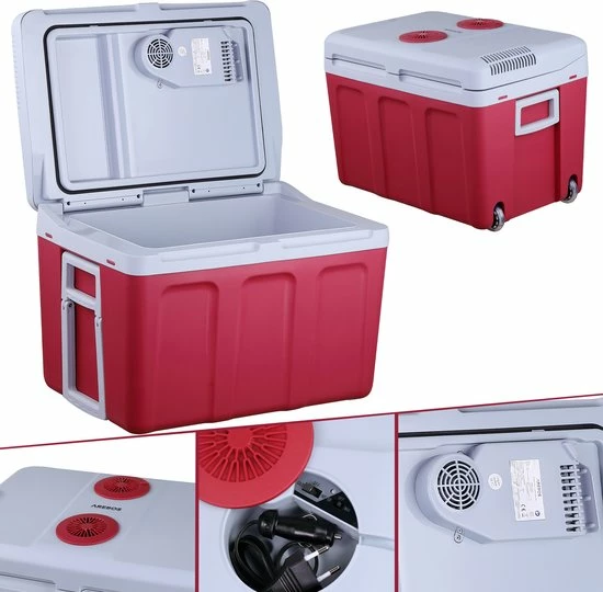 AREBOS Koelbox 40 L Auto Camping Thermo-elektrische Verwarmingsbox F 12V, 230V 3 AREBOS Koelbox 40 L Auto Camping Thermo-elektrische Verwarmingsbox F 12V, 230V