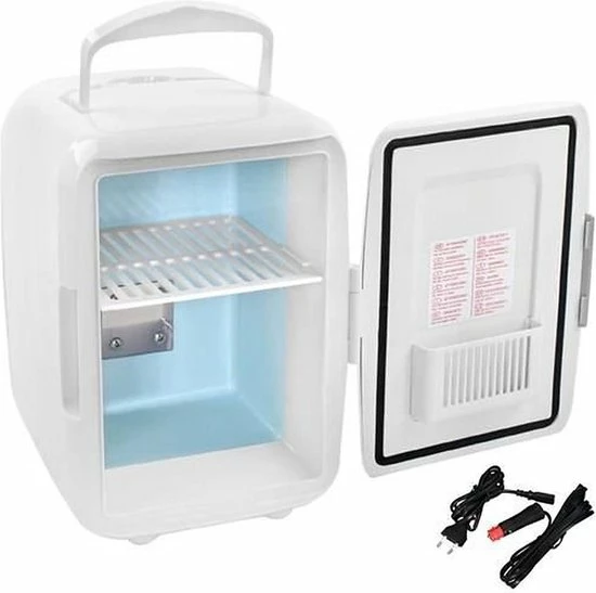 New World Mobiele Mini Koelkast - Frigobox 220/12 Volt AC/DC Auto/Caravan/Camping - Minibar - Mini Koelkast 4 Liter 6 New World Mobiele Mini Koelkast - Frigobox 220/12 Volt AC/DC Auto/Caravan/Camping - Minibar - Mini Koelkast 4 Liter - Afbeelding 4