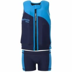 EasySwim Pro - Drijfpakje - Zwemvest & Zwembroek - Blauw - L : 24-28 Kg -Isoproducts Gecertificeerd winkel 550x549
