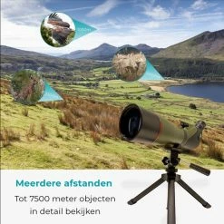Vultus Spotting Scope – 20-60x80 – Monokijker Verrekijker - Monoculair Met Statief – Vogelkijker Inclusief Handstrap – Verrekijker Vogelsspotten – Monokijker Verrekijker – Vultus Casus -Isoproducts Gecertificeerd winkel 550x549 3