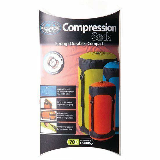 Sea To Summit Compressiezak - 10L - Oranje - Lichtgewicht 5 Sea To Summit Compressiezak - 10L - Oranje - Lichtgewicht - Afbeelding 3
