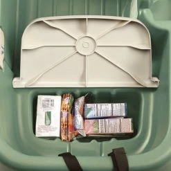 Step2 Wagon For Two Plus - Bolderkar Met 2 Zitjes Met Gordels Voor Kinderen - Kunststof Bolderwagen In Groen Met Duwstang - Voor Peuters En Kleuters -Isoproducts Gecertificeerd winkel 550x550 259