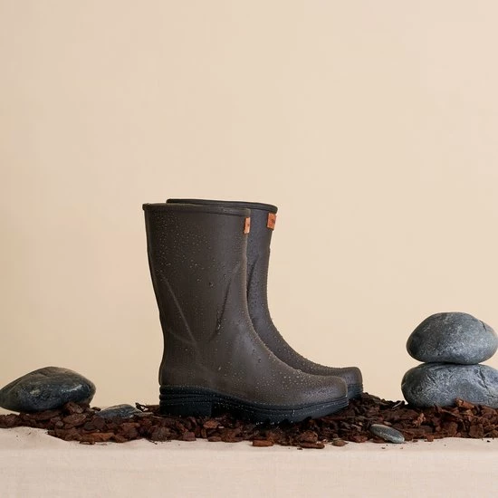 Travelin' Dunas Heren Rubberen Regenlaarzen - Waterdicht En Isolerend - Bruin - Maat 42 4 Travelin' Dunas Heren Rubberen Regenlaarzen - Waterdicht En Isolerend - Bruin - Maat 42 - Afbeelding 2