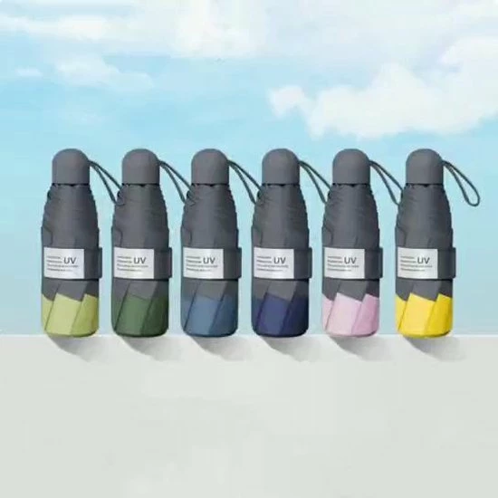 Merkloos TDR -Opvouwbare Paraplu -Windproof- Zonnescherm UV-SPF 50+compact En Draagbaar- Extra Sterk - Marineblauw 4 Merkloos TDR -Opvouwbare Paraplu -Windproof- Zonnescherm UV-SPF 50+compact En Draagbaar- Extra Sterk - Marineblauw - Afbeelding 2