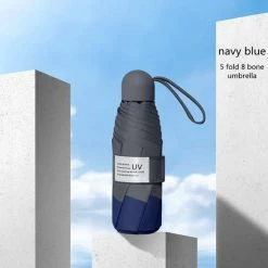 Merkloos TDR -Opvouwbare Paraplu -Windproof- Zonnescherm UV-SPF 50+compact En Draagbaar- Extra Sterk - Marineblauw 17 Merkloos TDR -Opvouwbare Paraplu -Windproof- Zonnescherm UV-SPF 50+compact En Draagbaar- Extra Sterk - Marineblauw -Isoproducts Gecertificeerd winkel 550x550 349
