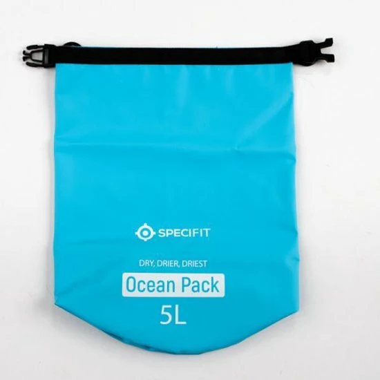 Specifit Ocean Pack 5 Liter - Drybag - Waterdichte Tas - Droogtas Blauw - Outdoor Tas 5 Specifit Ocean Pack 5 Liter - Drybag - Waterdichte Tas - Droogtas Blauw - Outdoor Tas - Afbeelding 3