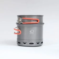 Discovery Adventures - Camping Kookset - 3-delig - Campingkeukengerei - Geanodiseerd - Pannenset