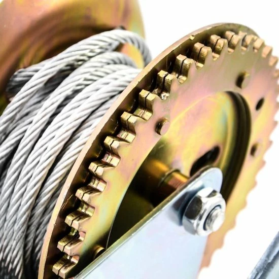 Merkloos Hofftech Lier 10 Meter Handlier 1000 Lb - 456 Kilo 8 Merkloos Hofftech Lier 10 Meter Handlier 1000 Lb - 456 Kilo - Afbeelding 6