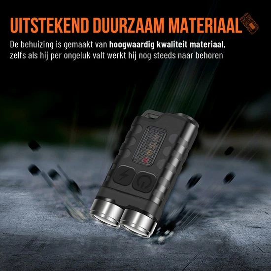 JGS Duo Zaklamp-Led-900 Lumen-USB-C-Oplaadbaar-Sleutelhanger-multifunctioneel-JGS Multicard 7 JGS Duo Zaklamp-Led-900 Lumen-USB-C-Oplaadbaar-Sleutelhanger-multifunctioneel-JGS Multicard - Afbeelding 5