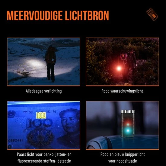 JGS Duo Zaklamp-Led-900 Lumen-USB-C-Oplaadbaar-Sleutelhanger-multifunctioneel-JGS Multicard 11 JGS Duo Zaklamp-Led-900 Lumen-USB-C-Oplaadbaar-Sleutelhanger-multifunctioneel-JGS Multicard - Afbeelding 9