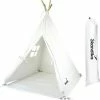 Skandika Tipi Tent Kinderen – Tipi Speeltent Voor Kinderen – Met Gewattteerde Vloermat – Kleine Raam - Katoen – Inclusief Opbergtas – 150 Cm Stahoogte – 115x115x152 Cm (LxBxH) – Kindertent Voor Kinderkamer – Binnen En Buiten – Camping, Tuin – Wit 2 Skandika Tipi Tent Kinderen – Tipi Speeltent Voor Kinderen – Met Gewattteerde Vloermat – Kleine Raam - Katoen – Inclusief Opbergtas – 150 Cm Stahoogte – 115x115x152 Cm (LxBxH) – Kindertent Voor Kinderkamer – Binnen En Buiten – Camping, Tuin – Wit -Isoproducts Gecertificeerd winkel 550x550 600