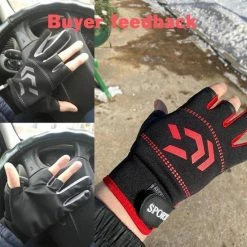 Boutique House 1 Paar Vissen Handschoenen- Mannen Vrouwen Outdoor Vissen Anti-Slip - Sport Vis Apparatuur Hengelen Sbr Handschoenen