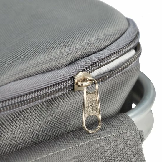 Relaxdays Boodschappenmand - Boodschappentas - Picknickmand - Mandje - Koeltas - 27 Liter - Grijs 11 Relaxdays Boodschappenmand - Boodschappentas - Picknickmand - Mandje - Koeltas - 27 Liter - Grijs - Afbeelding 9
