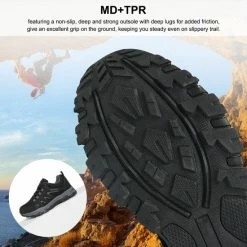 Geweo Wandelschoenen Unisex - Outdoorschoenen - Outdoor Antislip - Waterdicht En Ademend - Extra Comfort - Kerstmis - Kerstfeest - Christmas Gift - Zwart - Maat 39 -Isoproducts Gecertificeerd winkel 550x550 852