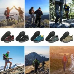 Geweo Wandelschoenen Unisex - Outdoorschoenen - Outdoor Antislip - Waterdicht En Ademend - Extra Comfort - Kerstmis - Kerstfeest - Christmas Gift - Zwart - Maat 39 -Isoproducts Gecertificeerd winkel 550x550 854
