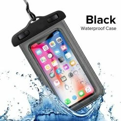 LuxeRoyal Waterdichte Telefoonhoesjes - Waterproof Hoesje Voor Telefoon - Waterdicht Telefoonhoesje - Zwart - Sinterklaas Cadeau - Kerst Cadeautje - Black Friday 2022 Deals