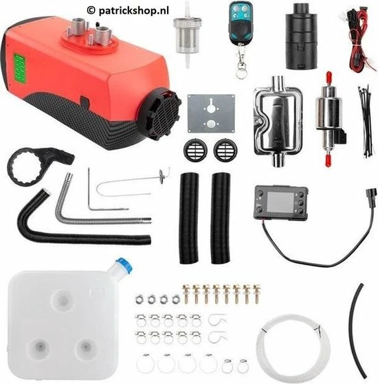 Merkloos Kachel/Verwarming 2KW - 5KW 12V Diesel Standkachel Met Afstandsbediening, LCD Monitor, Voor Camper, Vrachtwagens, Boten, Auto's 3 Merkloos Kachel/Verwarming 2KW - 5KW 12V Diesel Standkachel Met Afstandsbediening, LCD Monitor, Voor Camper, Vrachtwagens, Boten, Auto's