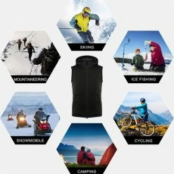 Sailwind Verwarmde Bodywarmer Heren Met Powerbank - Voor Fietsen/Motor/Ski/Kamperen/Vissen/Golf En Meer -Isoproducts Gecertificeerd winkel 550x562 11