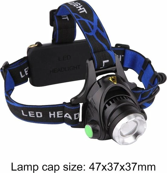 TrendX Waterdichte LED Zaklamp - Koplamp - Hoofd Lamp - Night Lamp - LED Torch Voor Jacht, Vissen En Camping 5 TrendX Waterdichte LED Zaklamp - Koplamp - Hoofd Lamp - Night Lamp - LED Torch Voor Jacht, Vissen En Camping - Afbeelding 3