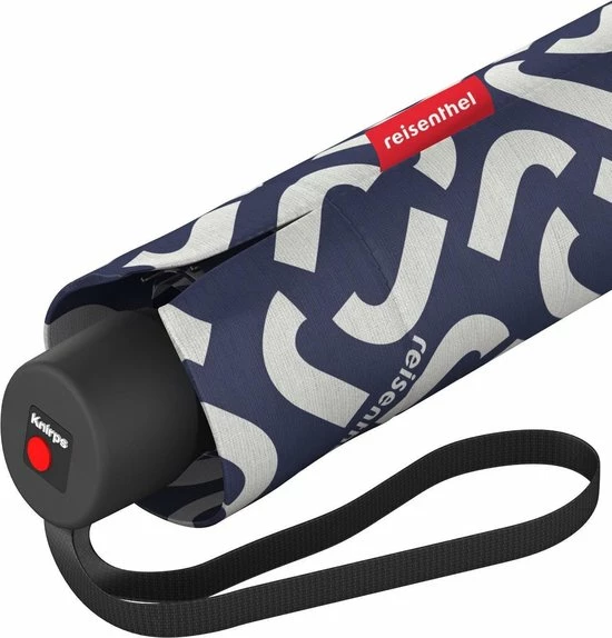 Reisenthel Umbrella Pocket Classic Opvouwbare Paraplu - ø 99 Cm - Signature Navy Blauw 5 Reisenthel Umbrella Pocket Classic Opvouwbare Paraplu - ø 99 Cm - Signature Navy Blauw - Afbeelding 3