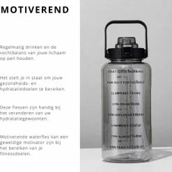 Merkloos Waterfles - Drinkfles - Bidon - Waterfles Met Tijdmarkeringen - Motivatie Waterfles - Waterfles & Drinkfles & Bidon 2 Liter - Drinkfles & Waterfles Met Rietje - Drinkfles Kinderen & Volwassenen - Grote Waterfles | Groen, 2 Liter -Isoproducts Gecertificeerd winkel 550x588