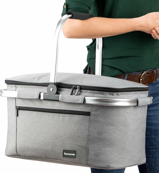Bomoe Koeltas Picknickmand Opvouwbaar IceBreezer K47 - 47x27x26 Cm - 32 Liter- Perfect Voor Barbecues Of Boodschappen 8 Bomoe Koeltas Picknickmand Opvouwbaar IceBreezer K47 - 47x27x26 Cm - 32 Liter- Perfect Voor Barbecues Of Boodschappen - Afbeelding 6