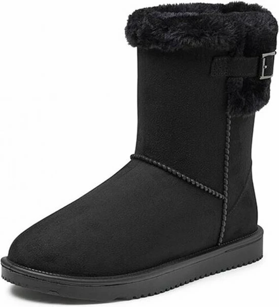 Gevavi Neva Zwart Gevoerde Laarzen Dames 3 Gevavi Neva Zwart Gevoerde Laarzen Dames