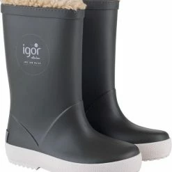 Igor - Regenlaarzen Voor Kinderen - Splash Nautico Borreguito - Kakigroen - Maat 35EU