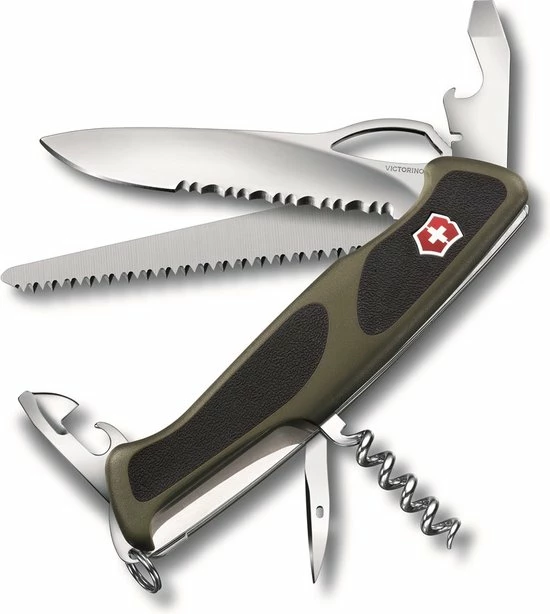 Victorinox RangerGrip 179 Zakmes 12 Functies Groen/Zwart 5 Victorinox RangerGrip 179 Zakmes 12 Functies Groen/Zwart - Afbeelding 3