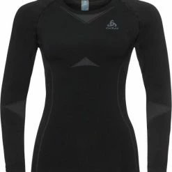 Odlo Suw Top Crew Neck L/S Performance Light Sportshirt Dames - Black -Isoproducts Gecertificeerd winkel 550x618 3