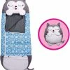 Into Stock Happy Napper -180 Cms | Kinderslaapzak |slaapzak Junior | Nappers | Children Sleeping Bag | Kinderen Slaapzak | Super Soft 2 In 1 Fun Pillow &Sleepy For Boys | Kat Slaapzak | Zachte Slaapzak | Knuffel Slaapzak | 2 In 1 Slaapzak | Kinderen -Isoproducts Gecertificeerd winkel 550x622 1