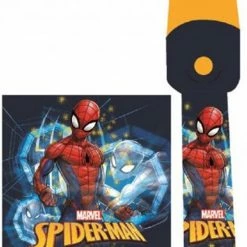Marvel Spiderman Zaklamp - Blauw - LED