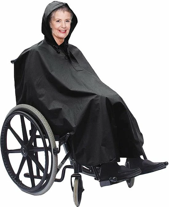 BRAMBLE Rolstoel Regenponcho Regencape, Bescherming Bij Slecht Weer - Herbruikbaar En Waterdicht 3 BRAMBLE Rolstoel Regenponcho Regencape, Bescherming Bij Slecht Weer - Herbruikbaar En Waterdicht