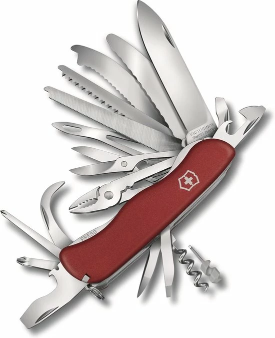 Victorinox Work Champ XL Red Zwitsers Zakmes - 31 Functies - Rood 5 Victorinox Work Champ XL Red Zwitsers Zakmes - 31 Functies - Rood - Afbeelding 3