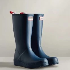 Hunter - Regenlaarzen Voor Dames - Original Play Boots Tall - Marineblauw - Maat 39EU -Isoproducts Gecertificeerd winkel 550x687 10