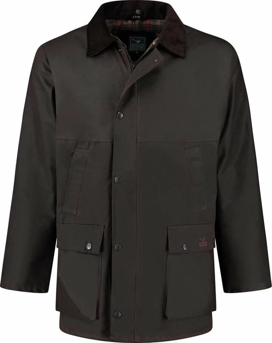 MGO Leisure Wear British Wax Parka Outdoorjas Heren - Maat XXL 3 MGO Leisure Wear British Wax Parka Outdoorjas Heren - Maat XXL