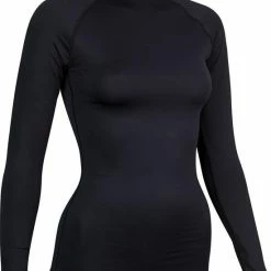 Avento Shirt Base Layer Lange Mouw - Vrouwen - Zwart - Maat 40
