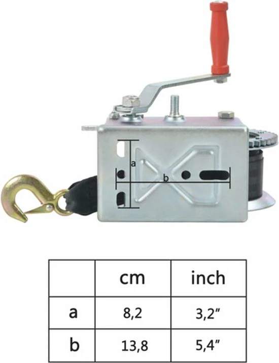 VidaXL Handlier Met Band 1130 Kg 6 VidaXL Handlier Met Band 1130 Kg - Afbeelding 4