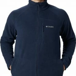 Columbia Fast Trek II Jacket - Fleece Vest Heren Volwassenen - Sluiting En Zakken Met Rits - Outdoorvest - Blauw - Maat L -Isoproducts Gecertificeerd winkel 550x722 9